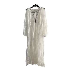 Urban Outfitters White Sheer Lace Madi Dress Small